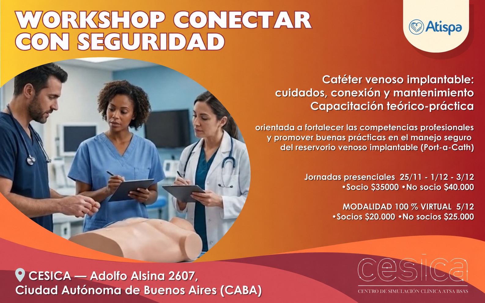 Workshop Conectar con seguridad. Hacé clic para ver información e inscripción.